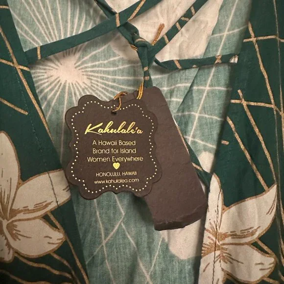 Kahulaleʻa Emerald Pua Melia Mileka Dress - Picture 3 of 4